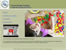 Tablet Screenshot of coveredbridgeacademy.com